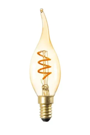 Achat Immédiat Ampoule Rétro Spiral E14 2,5W 1800K blanc très chaud KANLUX