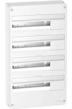 Authentique Coffret RESI9 Saillie 4 Rangée 18 Modules Schneider R9H18404