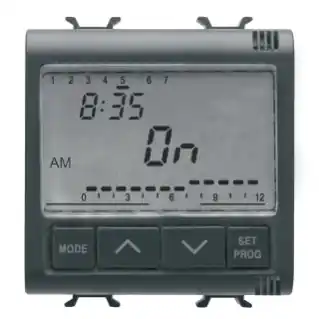Programmateur Electro. J/s 1c 2m Noir Prix Réduit