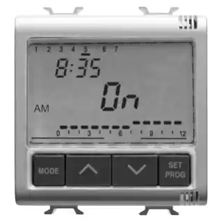 Programmateur Electro. J/s 1c 2m Titane Quantité Limitée