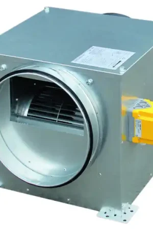 Remise Caisson polyvalent isolé 50 mm, 9500 m3/h, D 630 mm, avec inter prox. (CATB N 095/I-ISO 50)