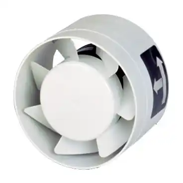 Produit De Marque Ventilateur de conduit encastrable, 110 m3/h, temporisation, D 100 mm. (TDM-100 R)