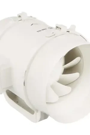 Authentique Ventilateur de conduit, 1050/1350 m3/h, 3 vitesses, raccordement D 250 mm. (TD 1300/250)