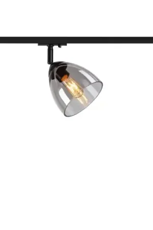 Marque Para cone gl, spot pour rail 1 allumage intérieur, noir/transparent, gu10, 25w max