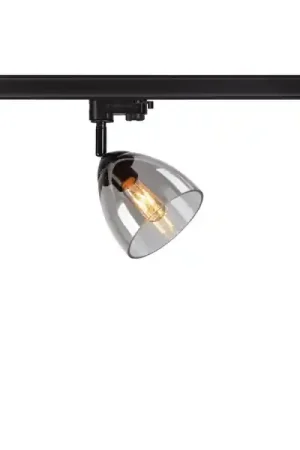 Produit De Marque Para cone gl, spot pour rail 3 allumages intérieur, noir/transparent, gu10, 25w max