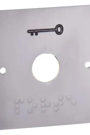 Dernière Chance Bouton poussoir de sortie à double sécurités no/nf pour pot d‘entraxe 60 mm (120900)