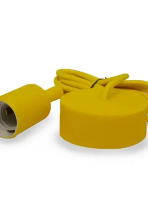 &butterfly e27 douille silicon + cable 2m jaune Commander Maintenant
