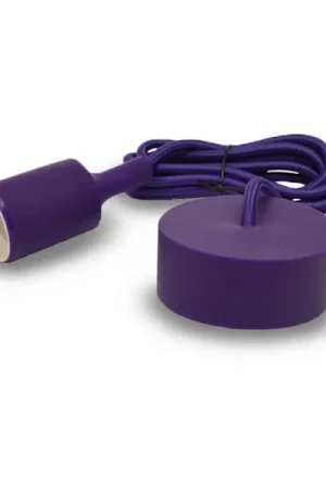 &butterfly e27 douille silicon + cable 2m violet Commander Vite